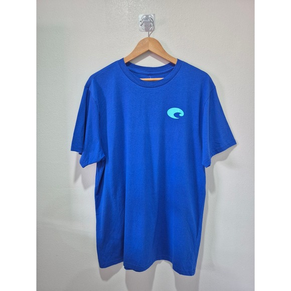Costa Other - Costa‎ Del Mar 1983 T-Shirt Mens Size L Blue Short Sleeve Graphic Tee